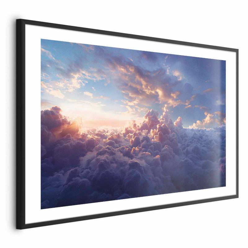 Plakat Artgeist Słońce w ukryciu 90x60 cm z ramą czarną 1 szt