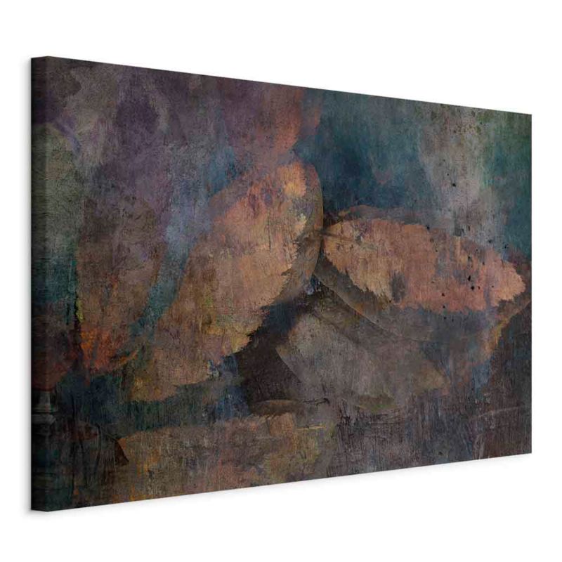 Obraz Artgeist Miedziane liście 90 x 60 cm flizelina 1 szt