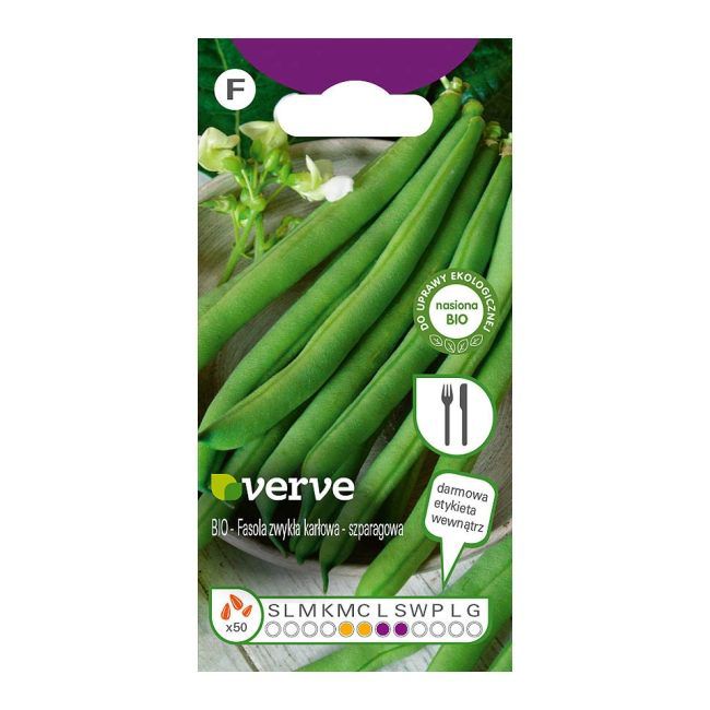 Nasiona Bio fasola Slenderette Verve