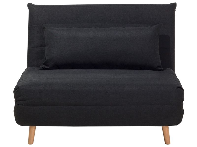 Sofa rozkładana Setten Czarny 1 szt.