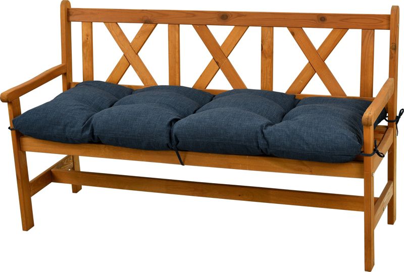 Poduszka na ławkę ogrodową AMPO 120 cm granatowy 1 szt.