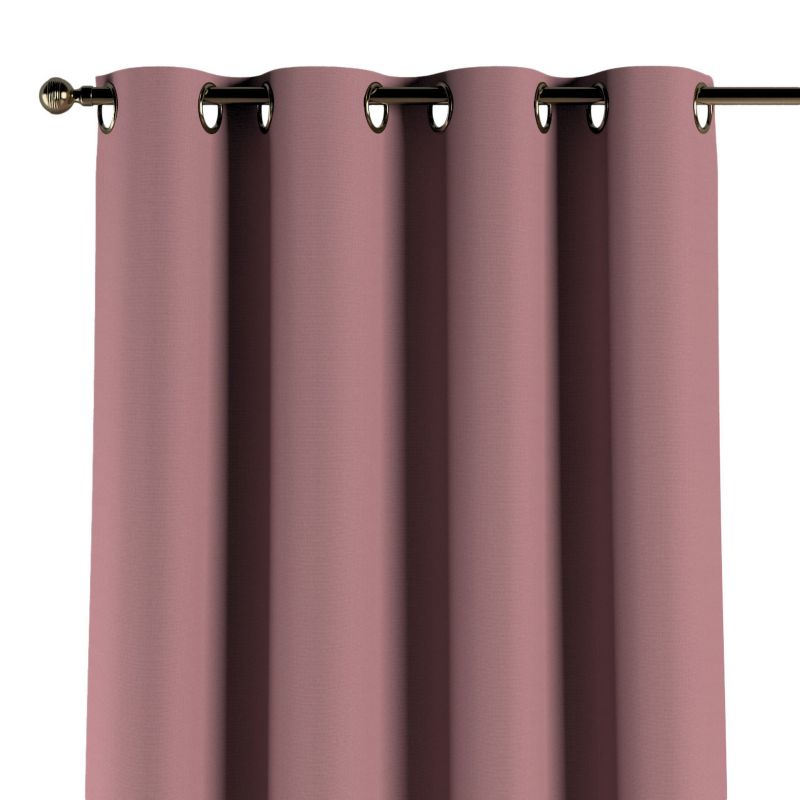 Zasłona na kółkach Dekoria 130x260 cm Cotton Panama zgaszony róż 1 szt.