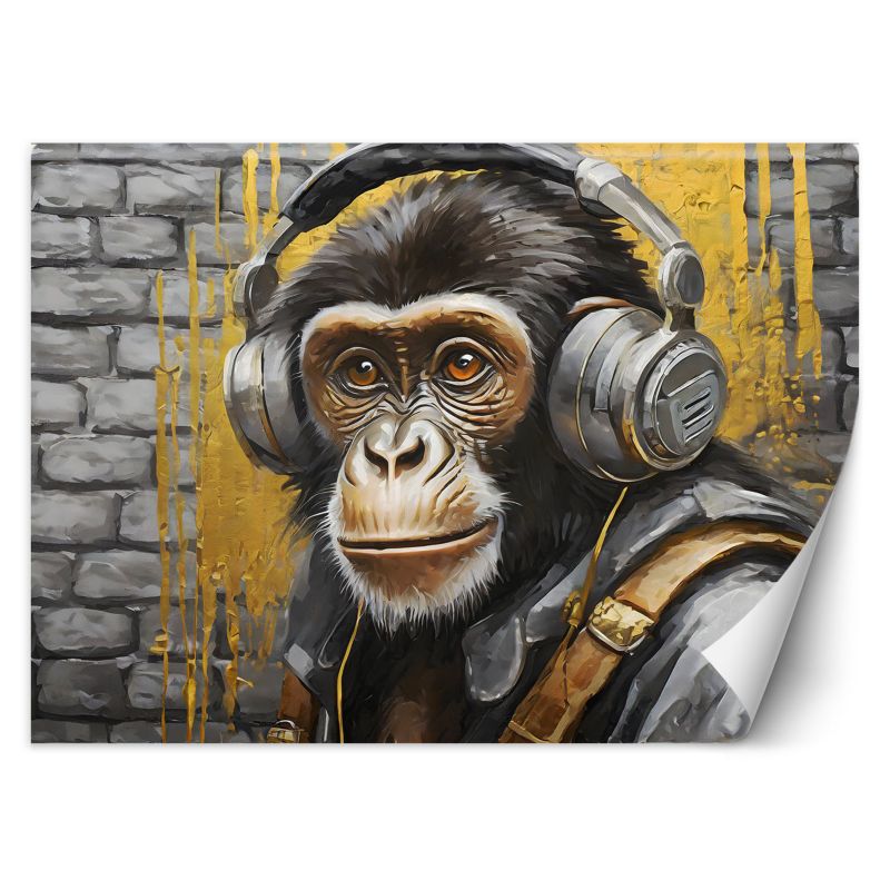 Fototapeta Feeby Małpa Muzyka Zwierzęta 450x315 1 szt