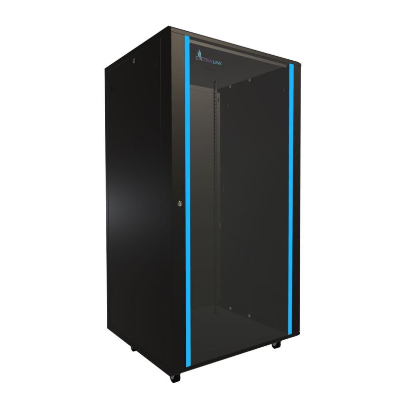 Szafa rack Extralink 32U 800x800 Czarna stojąca 1szt