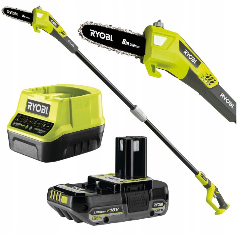 PILARKA OKRZESYWARKA NA WYSIĘGNIKU DO GAŁĘZI RYOBI RPP182020 +AKUMULATOR2Ah 1 szt.