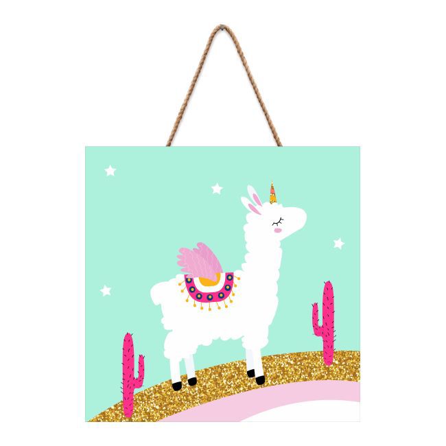 Tabliczka ozdobna Lama 30 x 30 cm