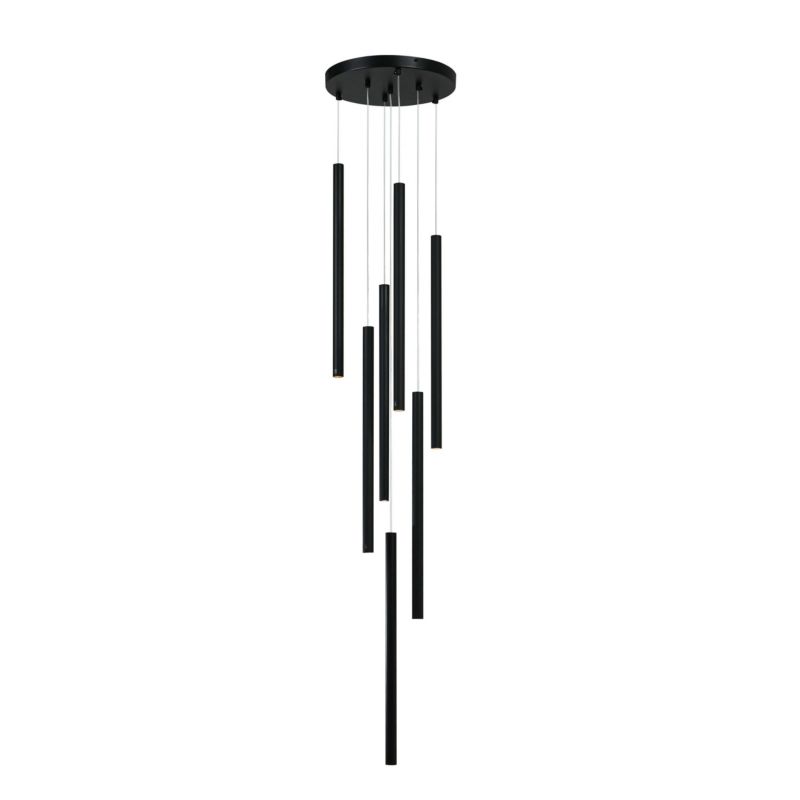 Lampa wisząca Light Prestige Lungo 7 czarna 7 x G9 1 szt.