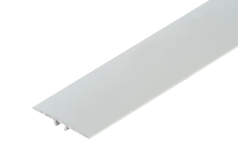 Profil progowy płaski Cezar Srebrny 35mm 1,86m aluminiowy 1 szt.