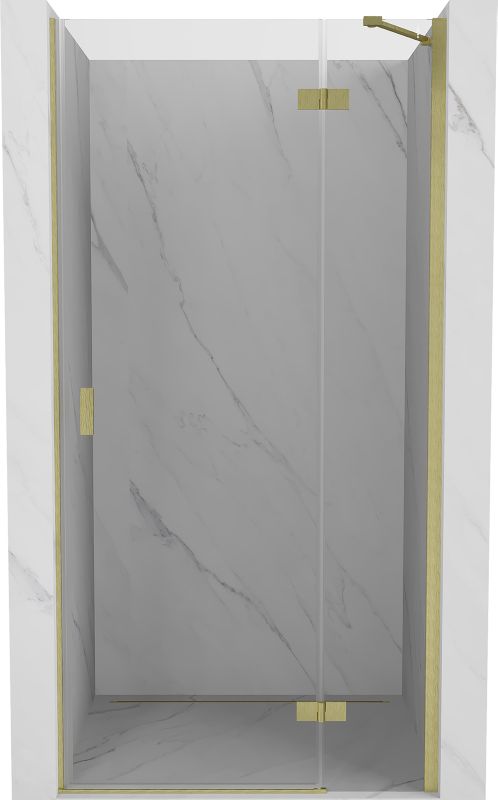 Drzwi prysznicowe Mexen Mist-H złoty szczotkowany 95 cm 1 szt