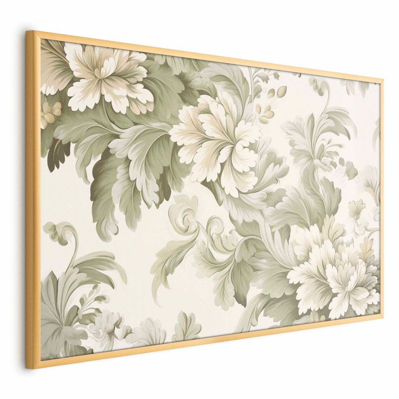 Plakat Artgeist Vintage kwiaty 60x40 cm z ramą złotą 1 szt