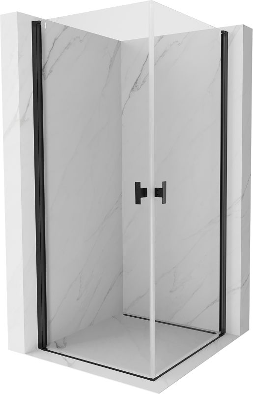 Kabina prysznicowa Mexen Mist-B transparent czarna 90x90 cm 1 szt