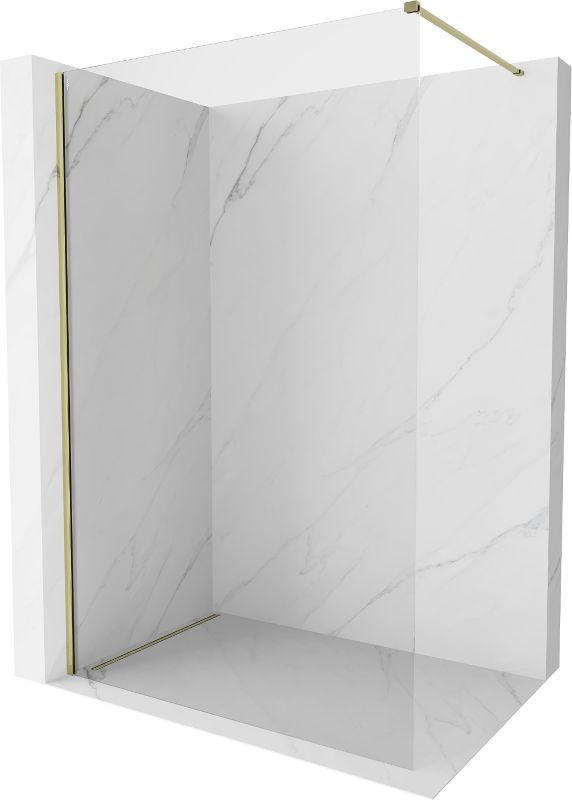 Ścianka prysznicowa Mexen Kioto-X złota transparent 90x200 cm 800-090-101-50-00-X 1 szt.