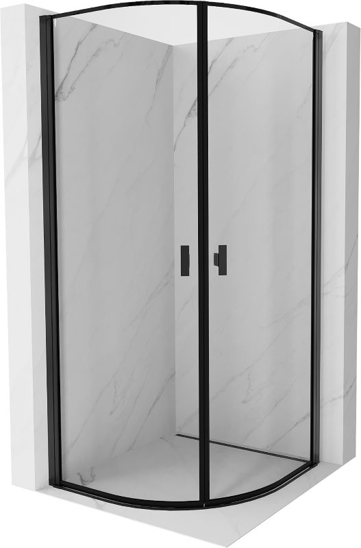 Kabina prysznicowa Mexen Mist czarna 90x90 cm - 8A31-090-090-70-70 1 szt.