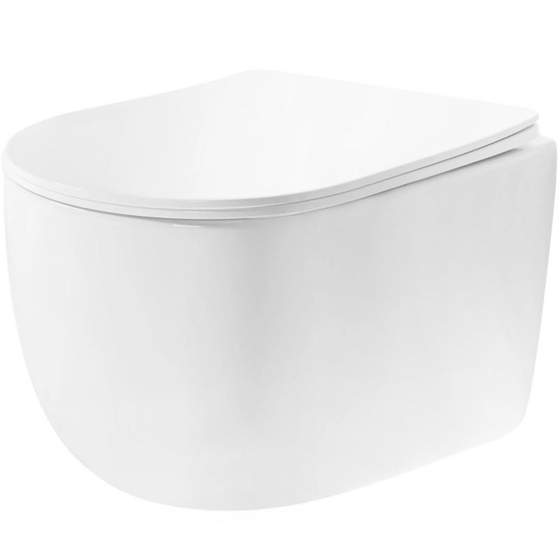 Misa Wc Podwieszana Ceramimczna Rea Eddy Turbo Tornado Biały 52,5X36X36Cm 1 Szt
