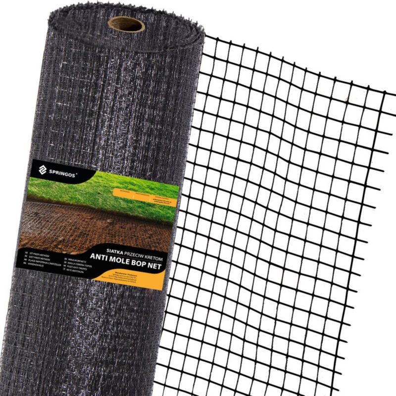 Siatka na krety Springos 2x50 m przeciw nornicom 45g/m2 1 szt.