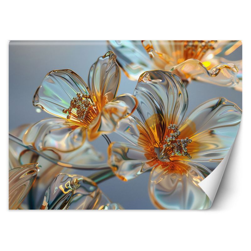 Fototapeta Feeby Diamentowe szklane kwiaty - kompozycja 350x245 1 szt
