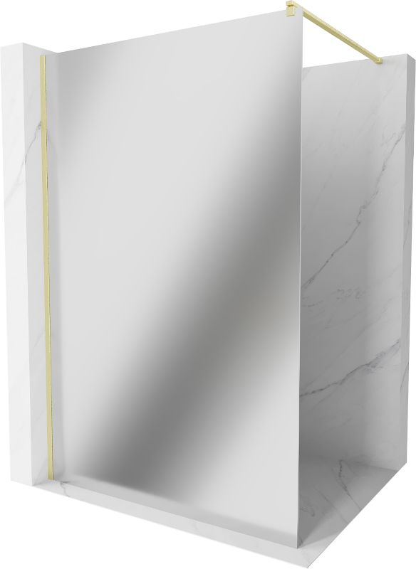 Ścianka prysznicowa Mexen Kioto złota 120x200 cm 800-120-101-55-50 1 szt.