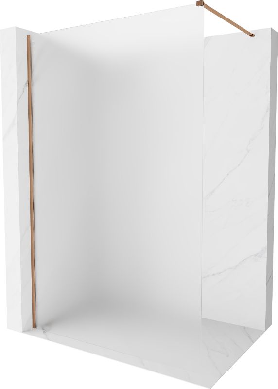 Ścianka prysznicowa Mexen Kioto-X szron różowe złoto 120x200 cm 800-120-101-60-30-X 1 szt.