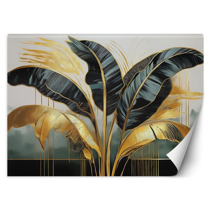 Fototapeta Feeby Liście bananowca Art Deco 200x140 1 szt