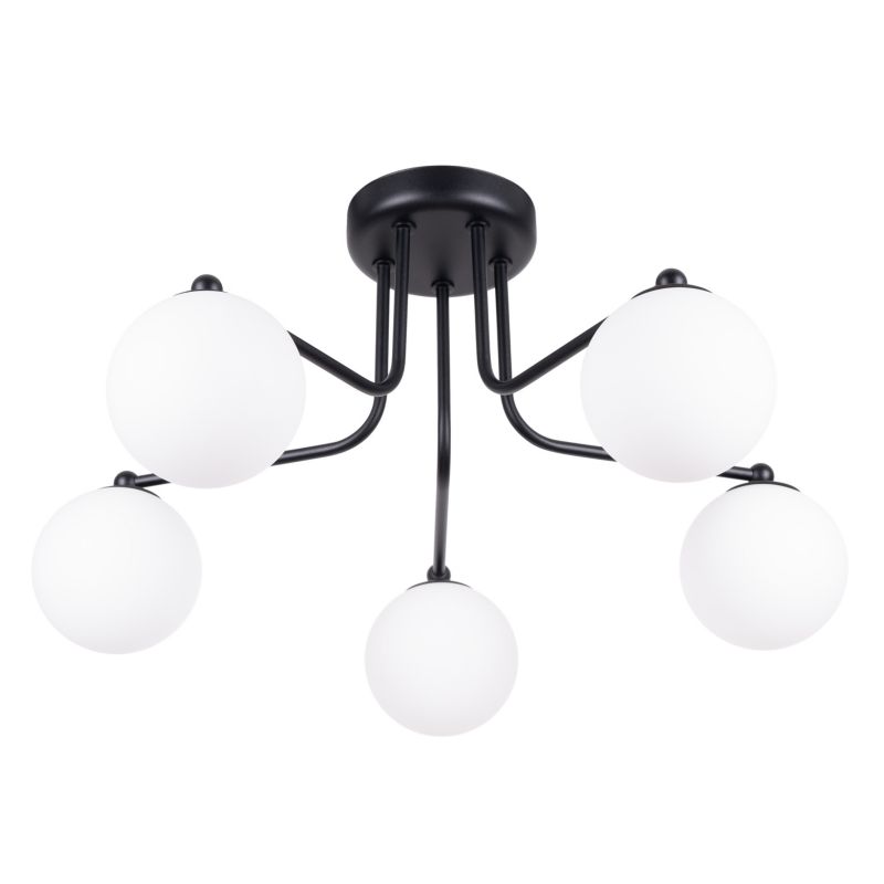 Żyrandol Sollux Lighting ASTRAL 5 czarny 1 szt.