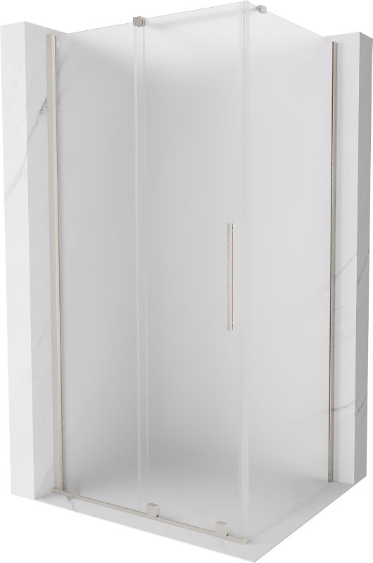 Kabina prysznicowa Mexen Velar rozsuwana 140 x 90 cm szron nikiel szczotkowany 1 szt.