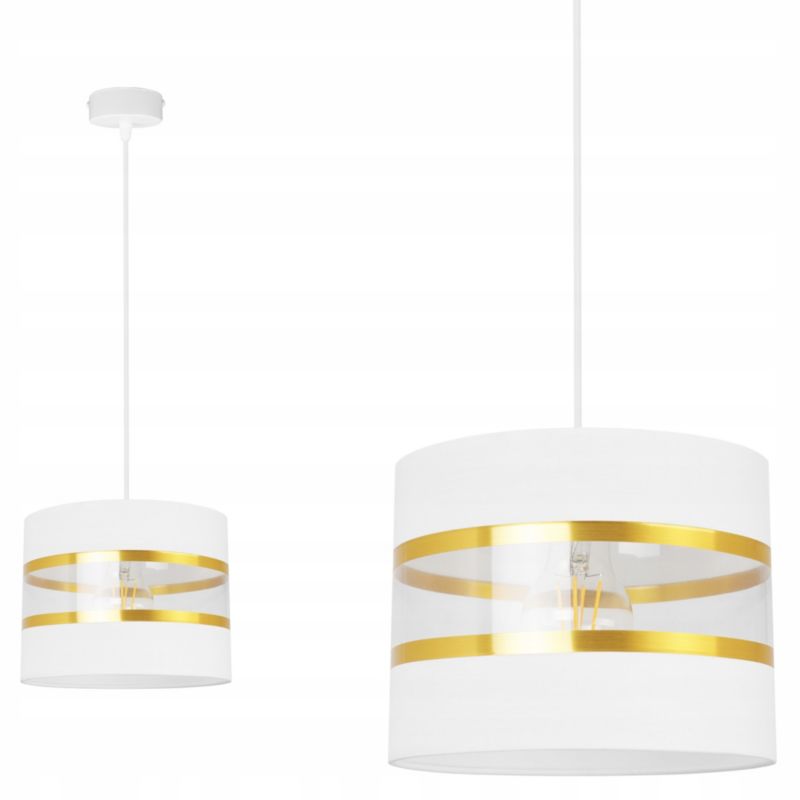 Lampa sufitowa wisząca Light Home LH Elegance Gold 1x E27 60W biały 1szt.