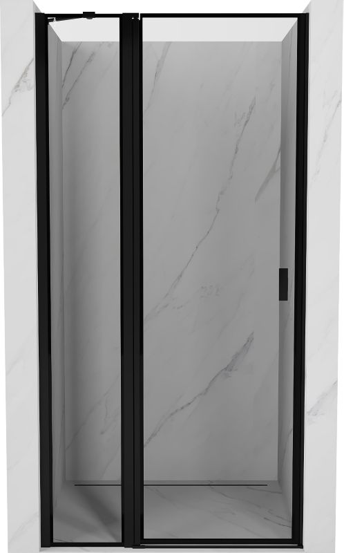 Drzwi prysznicowe uchylne Mexen Mist czarne 75x200 cm - 8A4-075-000-70-70-L 1 szt.