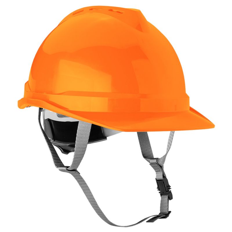 Hełm przemysłowy NEO TOOLS z paskiem podbródkowym, pomarańczowy 1 szt