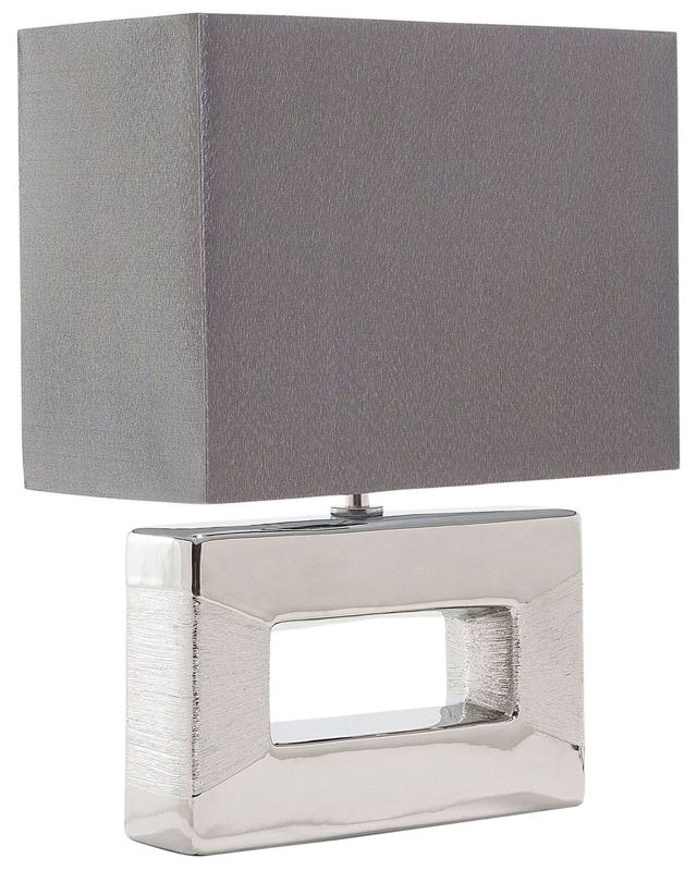 Lampa stołowa Onyx Porcelana Srebrny 1 szt.