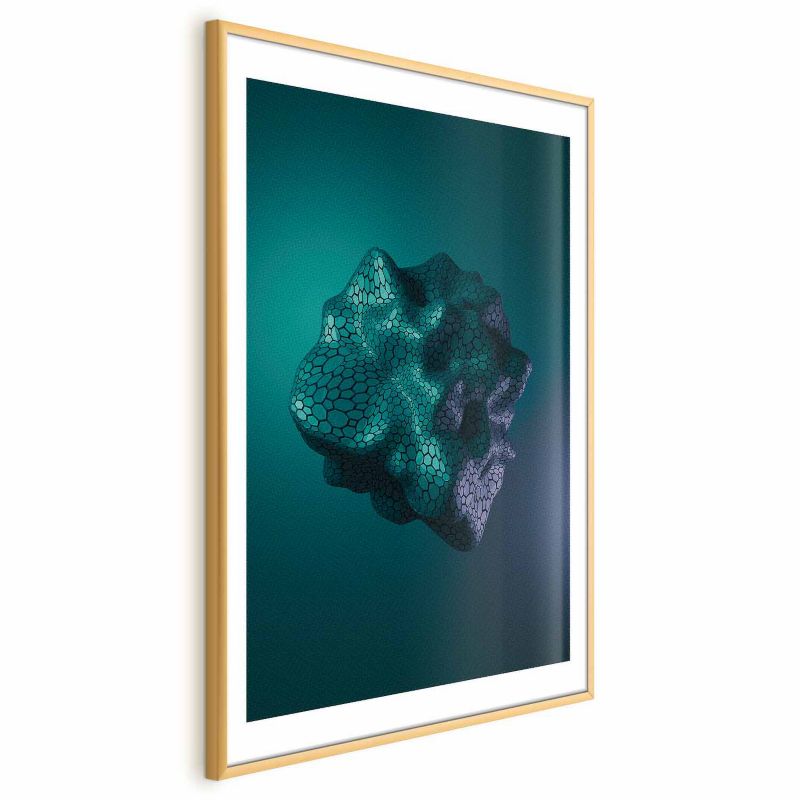 Plakat Artgeist Gamma 29,7x42 cm z ramą złotą 1 szt