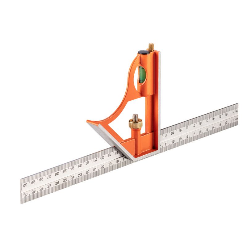 Kątownik NEO TOOLS wielofunkcyjny, przesuwany uchwyt, 30 cm 1 szt