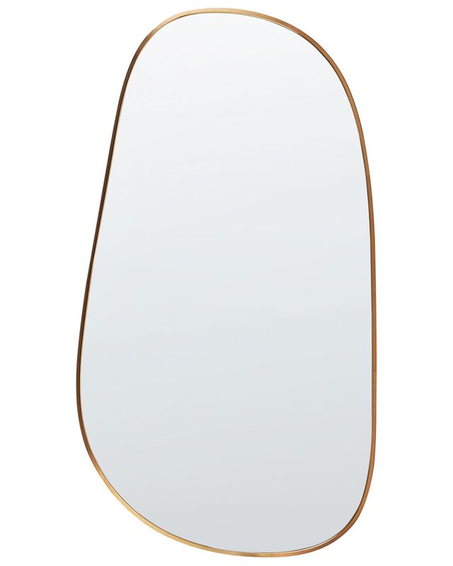 Lustro ścienne Vernais 110 cm Metal Złoty 1 szt.