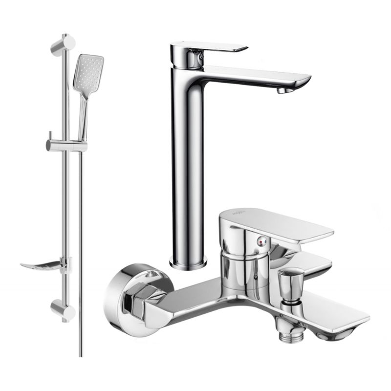 Zestaw wannowy Mexen Alfa chrom 745713DF62-00 1 szt.