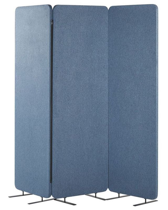 3-panelowa ścianka akustyczna Standi Niebieska 184 cm 1 szt.