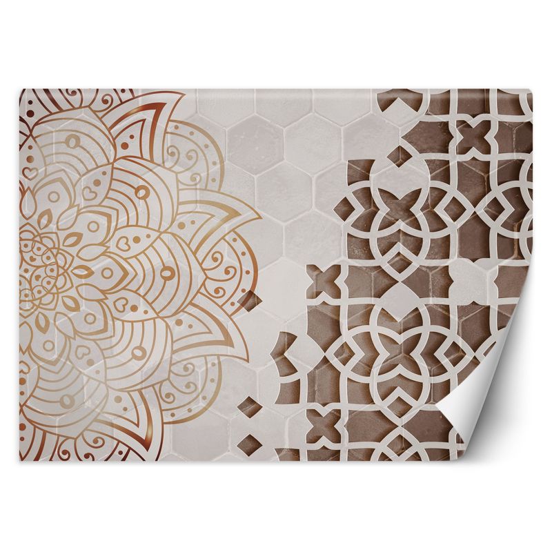 Fototapeta Feeby Mandala Biel Geometria 400x280 1 szt