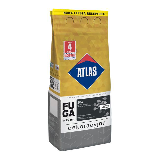 Fuga dekoracyjna Atlas 304 czarny 2 kg