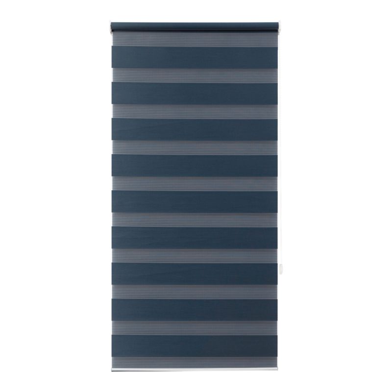 Roleta dzień/noc GoodHome Elin 62,3 x 160 cm granatowa