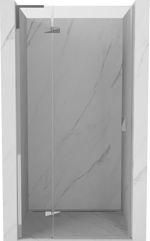 Drzwi prysznicowe Mexen Mist-H L chrom transparent 110 cm lewa 1 szt