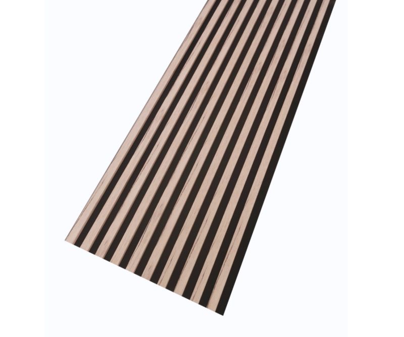 Lamele na czarnym filcu 26,5 x 275 cm Mebano PRO dąb sanremo jasny 8 szt.