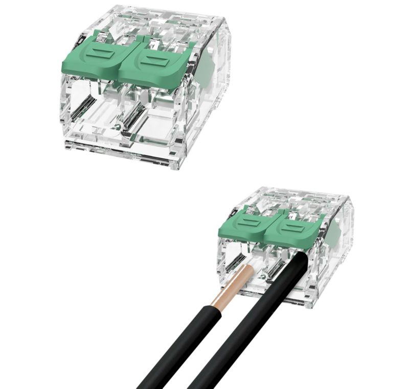 Złączka uniwersalna EDO instalacyjna z dźwignią do wszystkich rodzajów przewodów maks. 4mm² 2-przew. EDO412 50 szt.