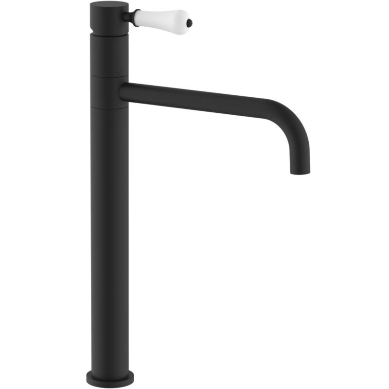 Bateria Umywalkowa Rea Serra Wysoka Czarny 18,5X18,5X37Cm 1 Szt