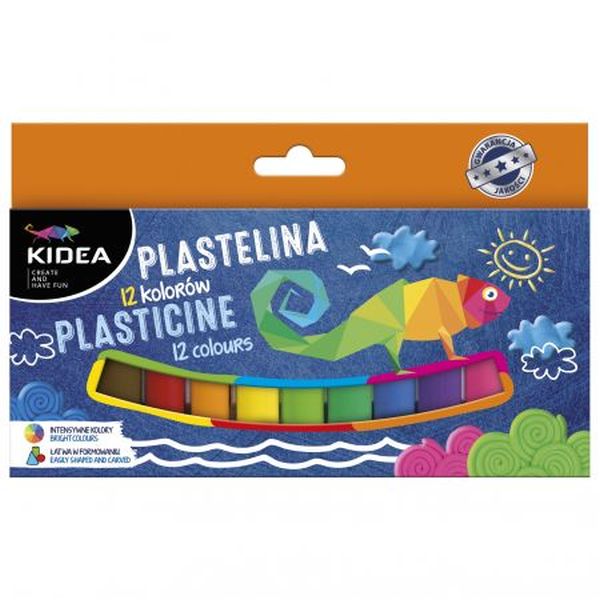 Kidea Plastelina 12 kolorów