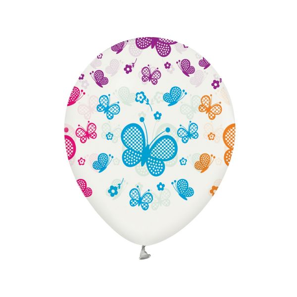 Balony 12"/5SZTUK MOTYLKI Godan
