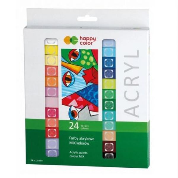 FARBA AKRYLOWA 24 KOLORY12ML