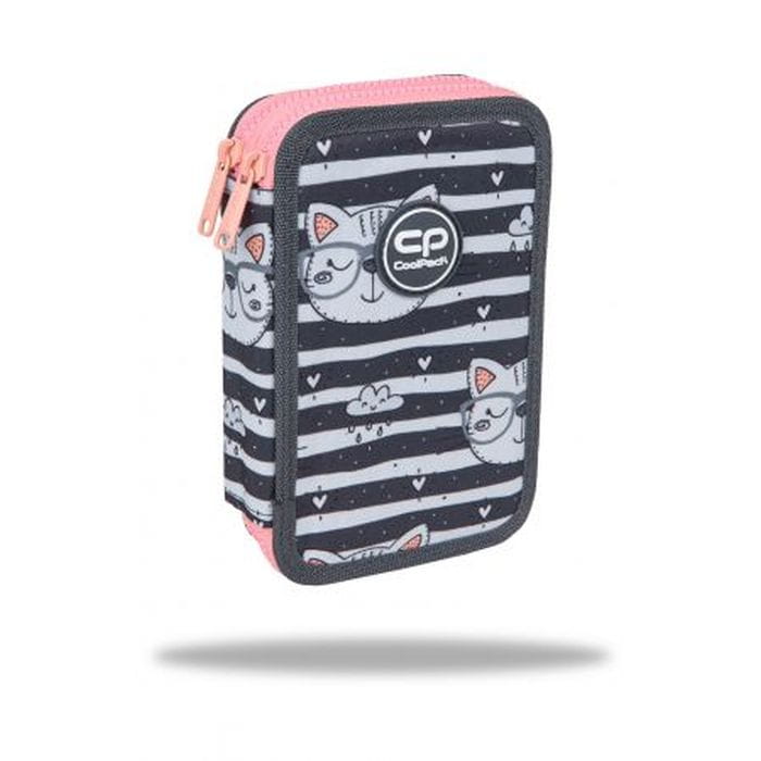 Coolpack Piórnik Jumper 2 podwójny z wyposażeniem Catnip