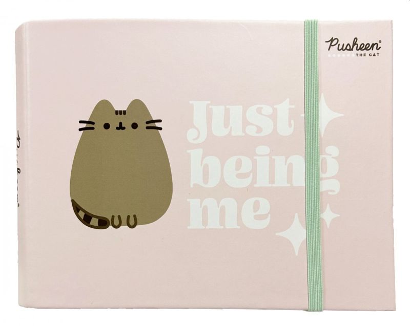 Pamiętnik na spirali zamykany na gumkę 64 kartki linia Pusheen St.Majewski