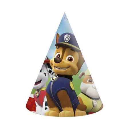 Czapeczki papierowe Psi Patrol 6 sztuk Godan