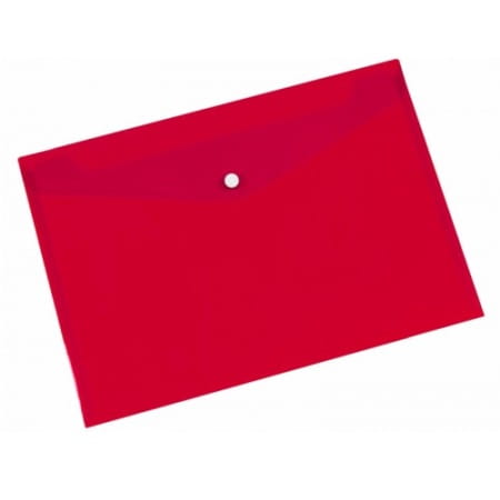 KOPERTA PP A4 NA ZATRZASK CZERWONA