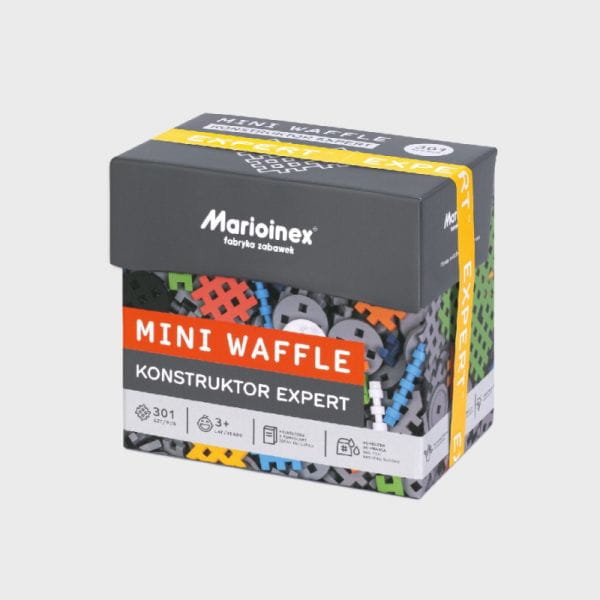 Marioinex Klocki Mini Waffle Konstrukcyjne Expert 301 elementów