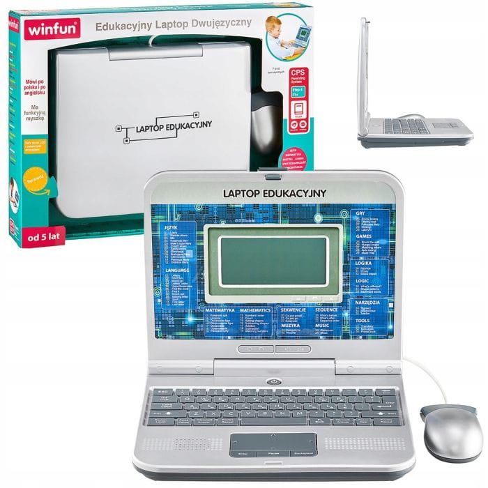 Edukacyjny laptop dwujęzyczny Smily
